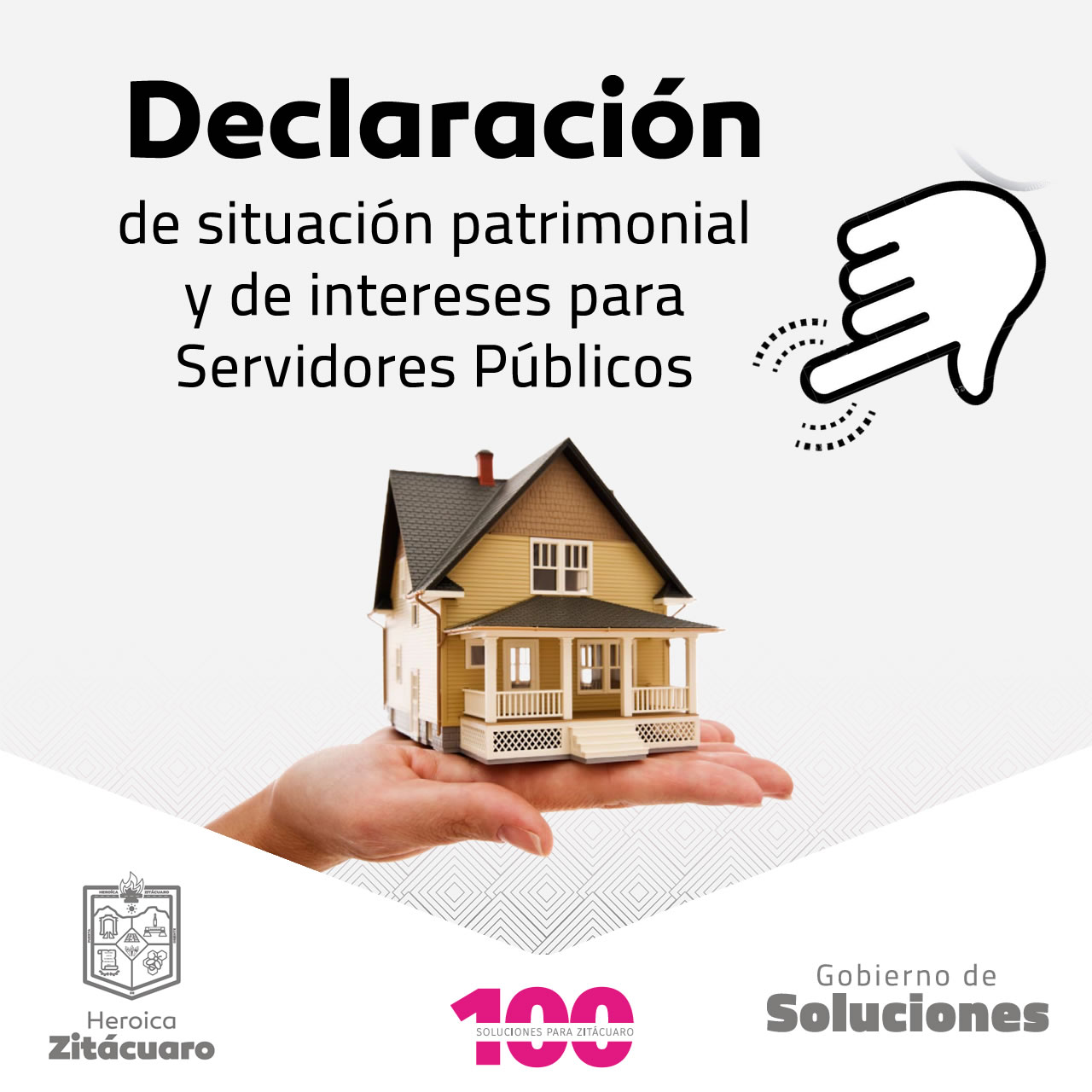 Declaración de situación patrimonial y de intereses para servidores públicos